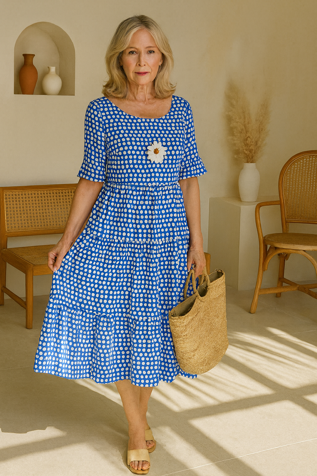 Iris | Sable Midi Kjole