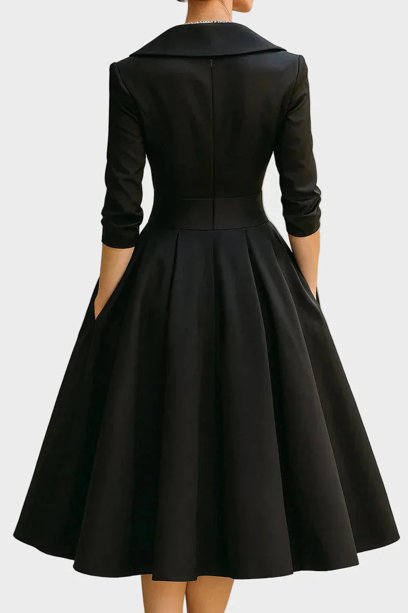 Ceryn | Satin Midi Kjole