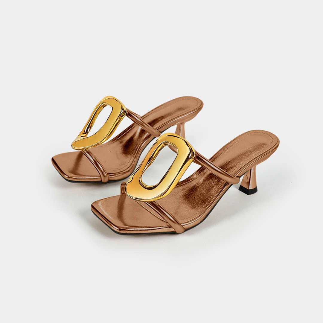 Katrine | Metalisk Højhæle