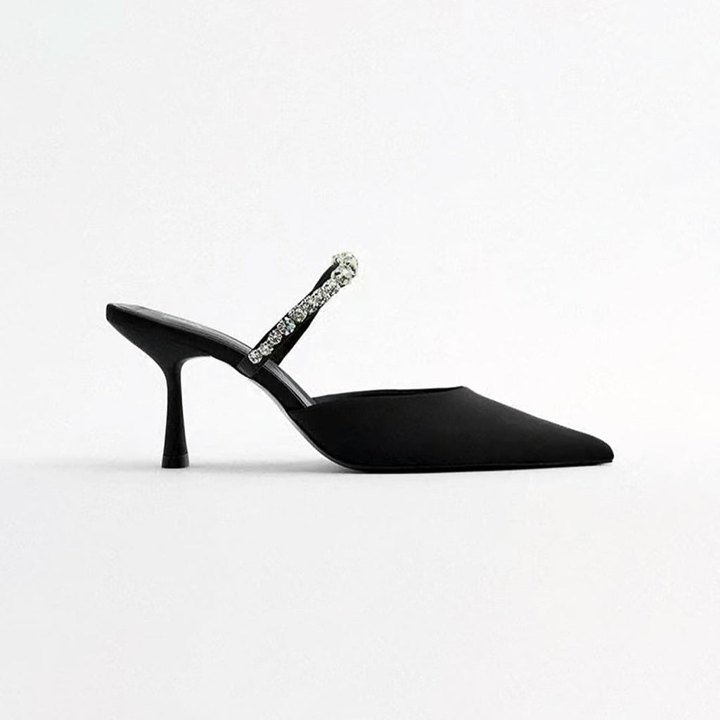 Mette | Strass højhæle