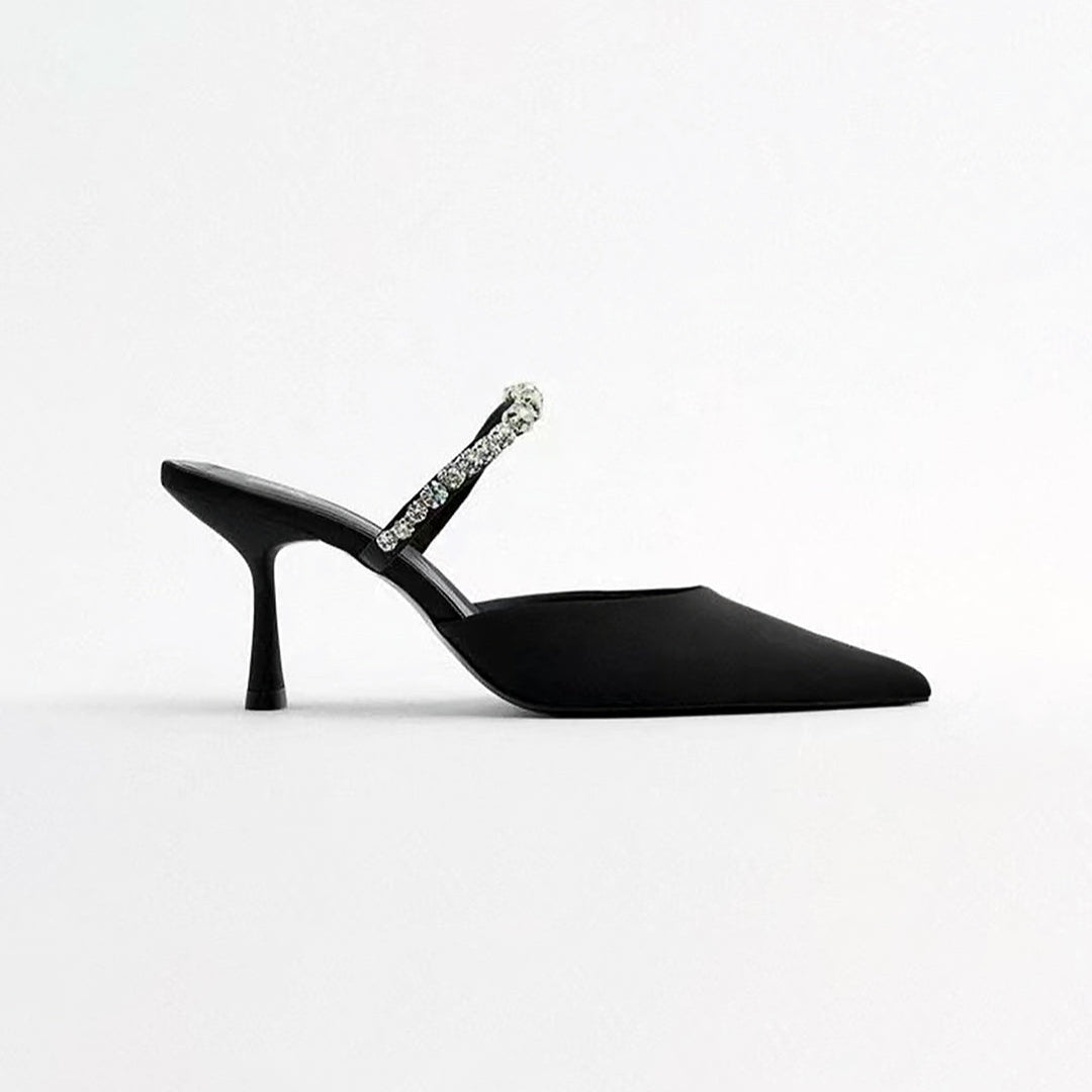 Mette | Strass højhæle