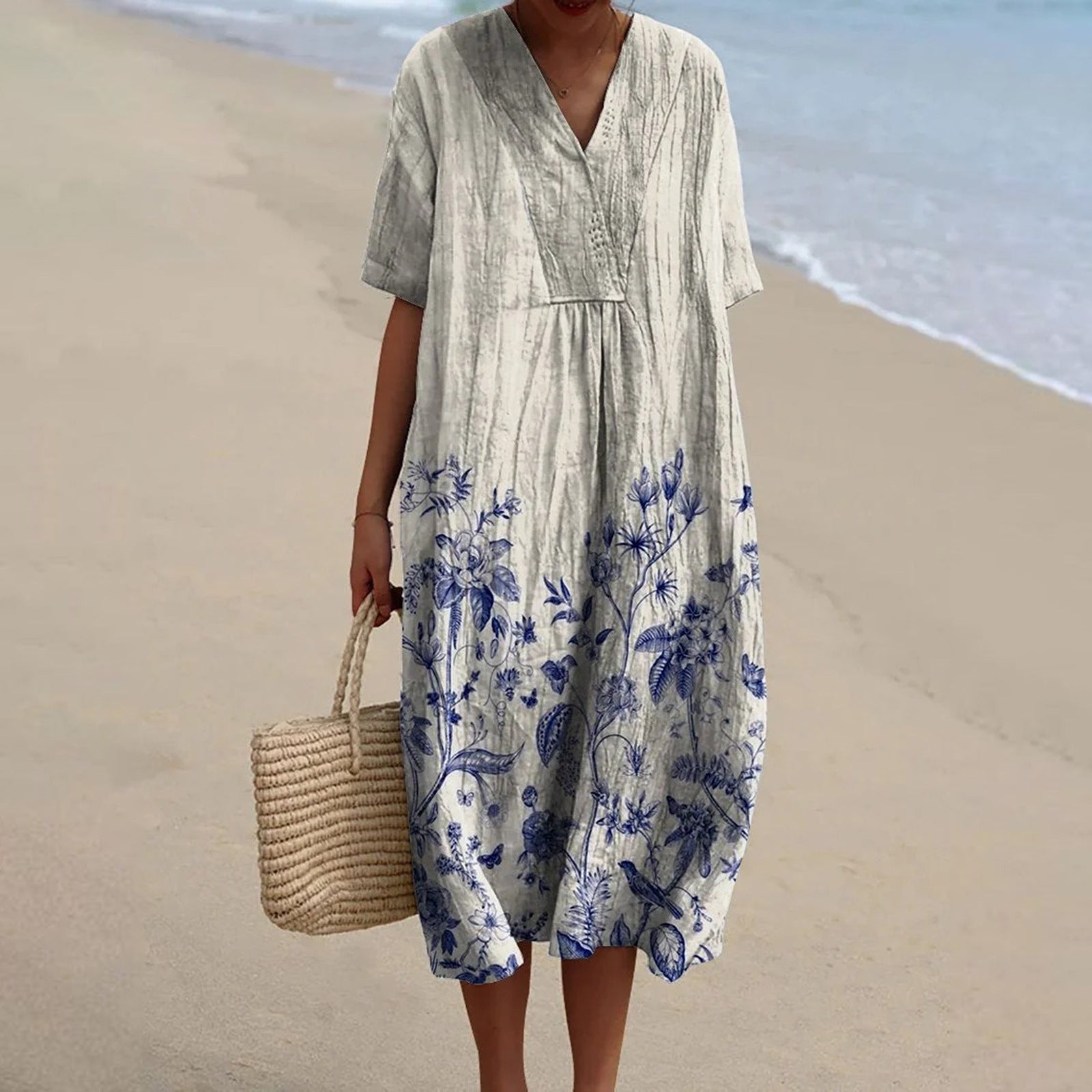 ÉLOÏSE | Porcelæn trykt kjole