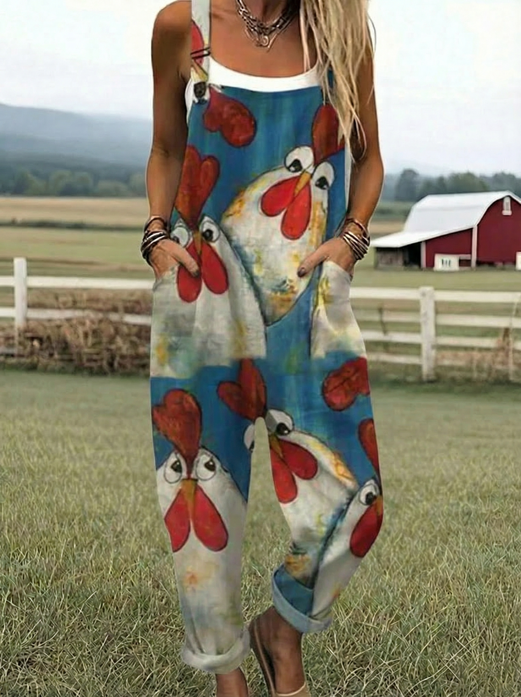 VB™ | Stilfuld Trykt Havebukser