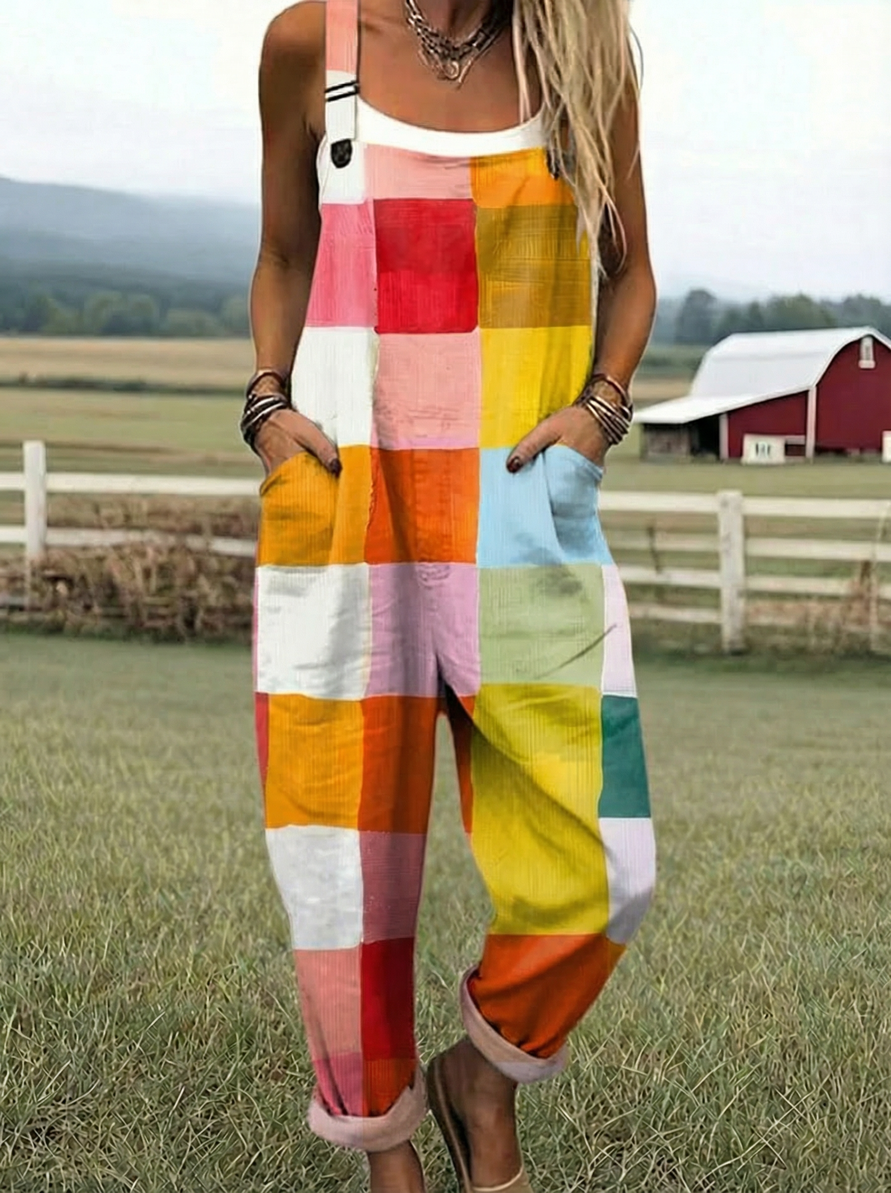 Wilg  | Patchwork Vreugde Jumpsuit